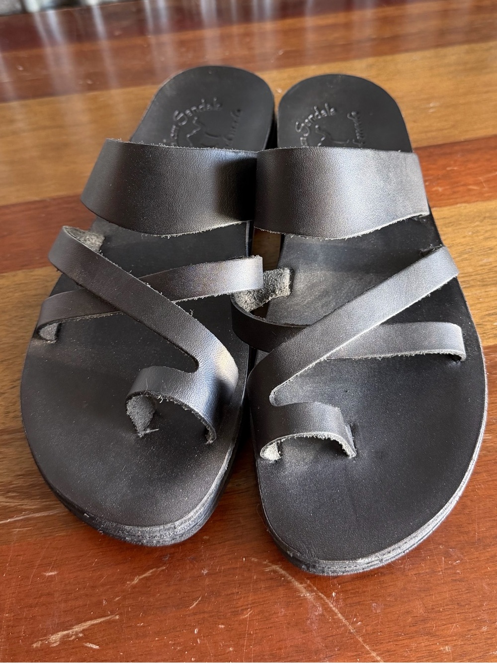 Handmade Jerusalem Sandal "The Good Shepherd" Leather Sandals